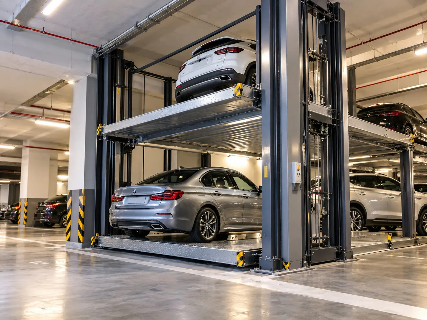 Automobile parking lift