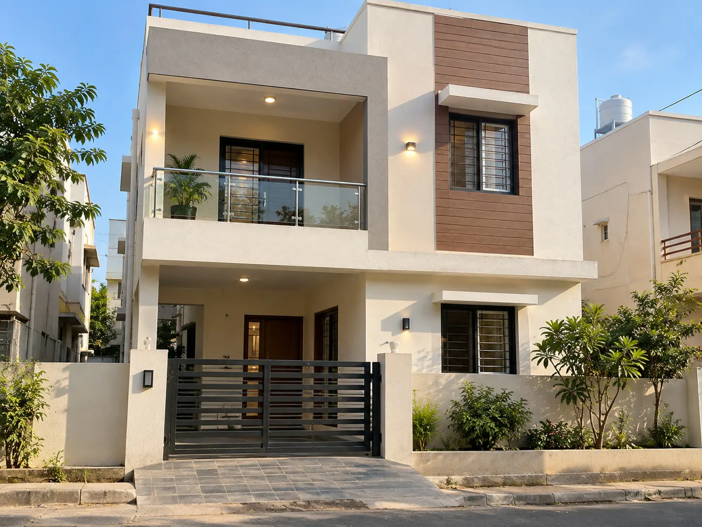 Independent house suitable for a home lift