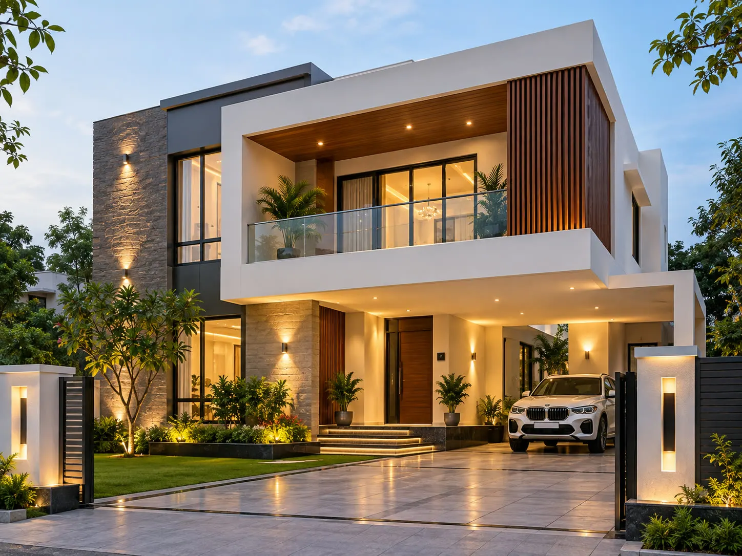 Villa suitable for a home lift