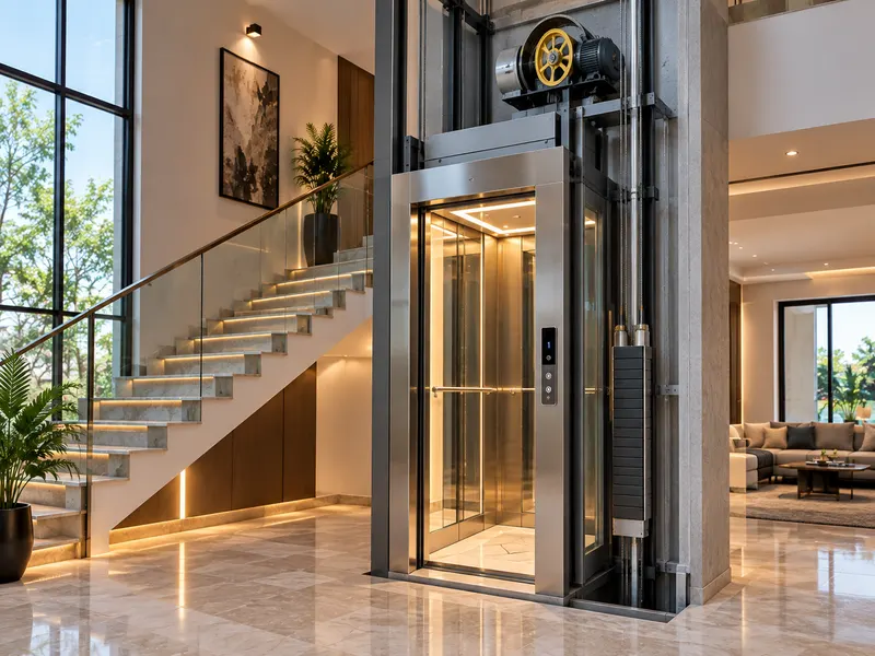 MRL home lift