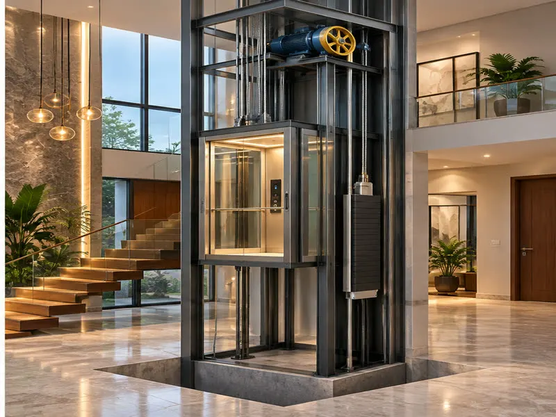 Traction home lift